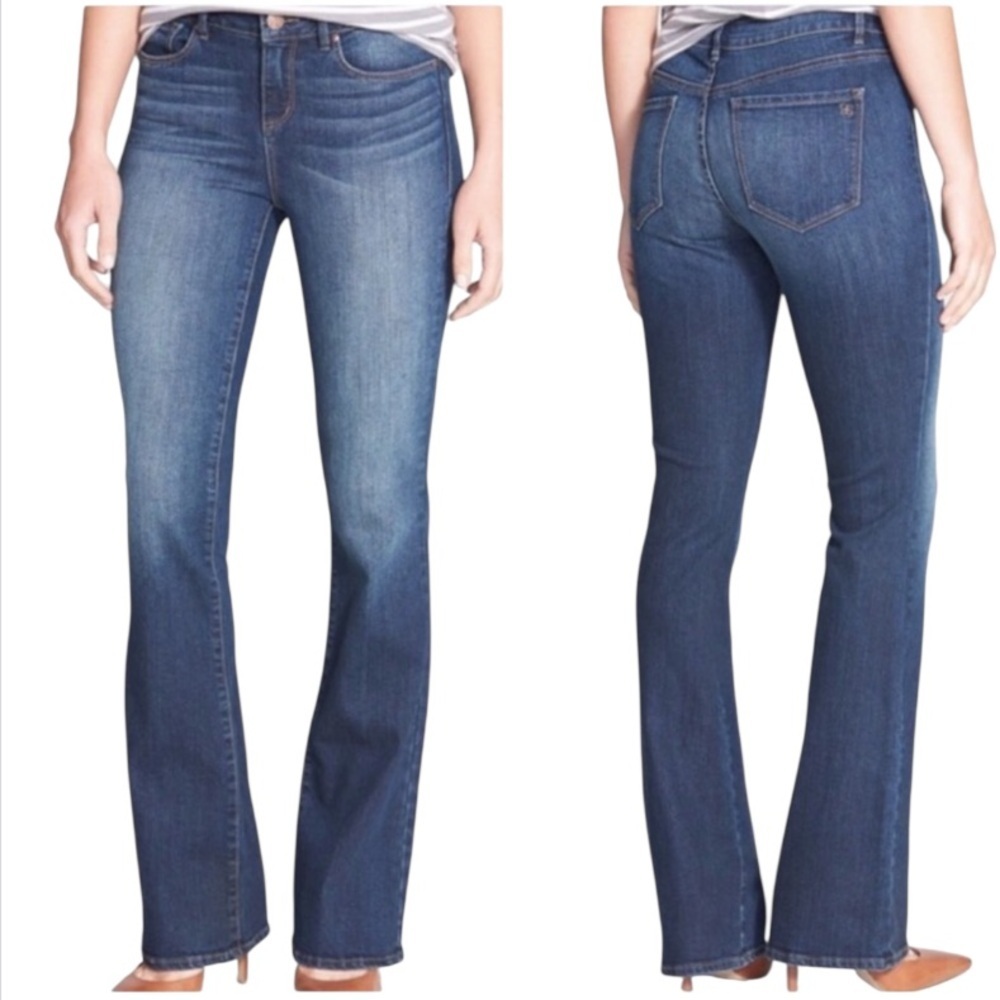 Jessica Simpson rockin’ curvy bootcut junior plus jeans 24W